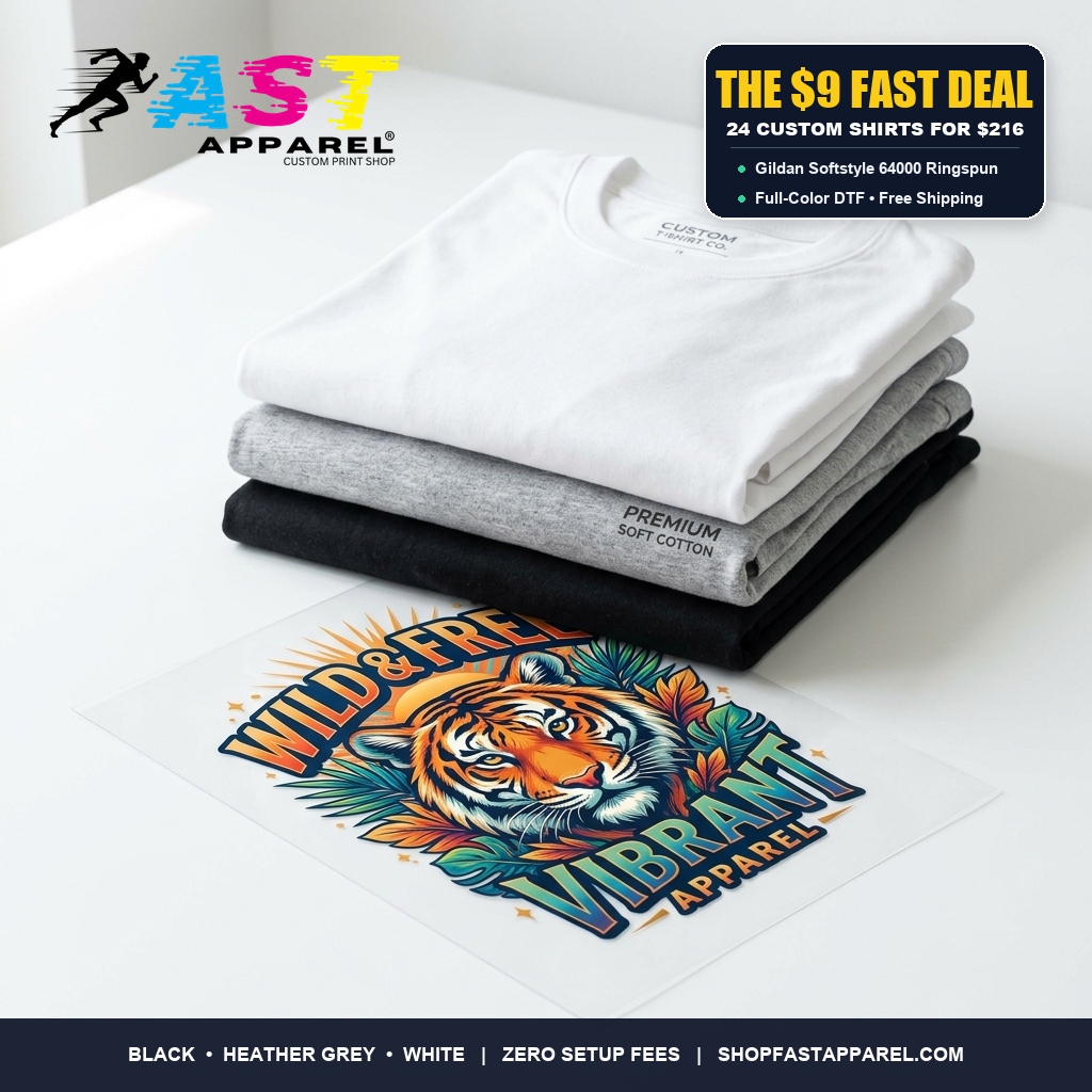 The $9 FAST Deal - 24 Custom Shirts