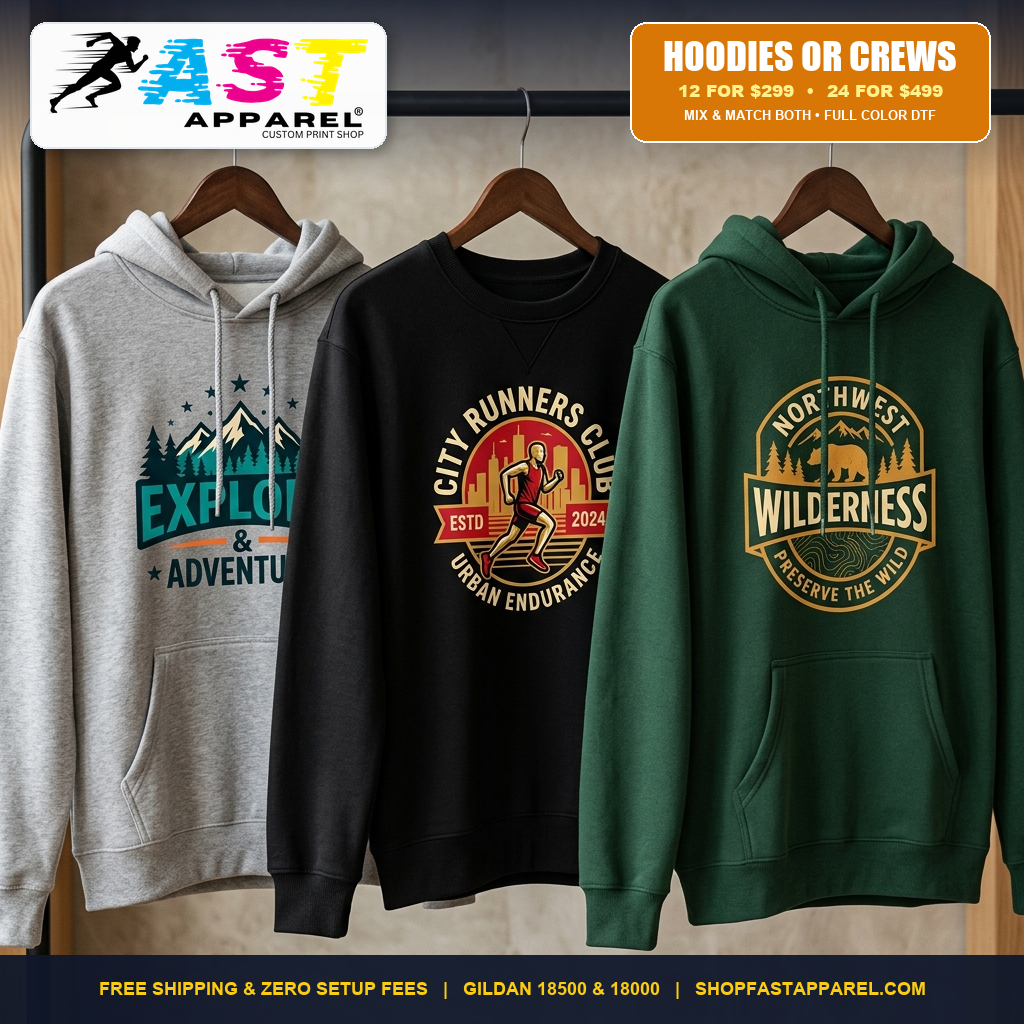 Fall Fleece Deal - Custom Hoodies & Crewnecks