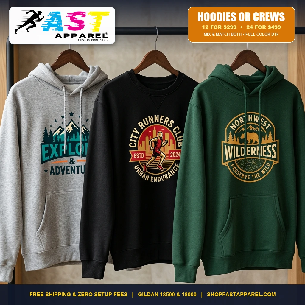 Fall Fleece Deal - Custom Hoodies & Crewnecks